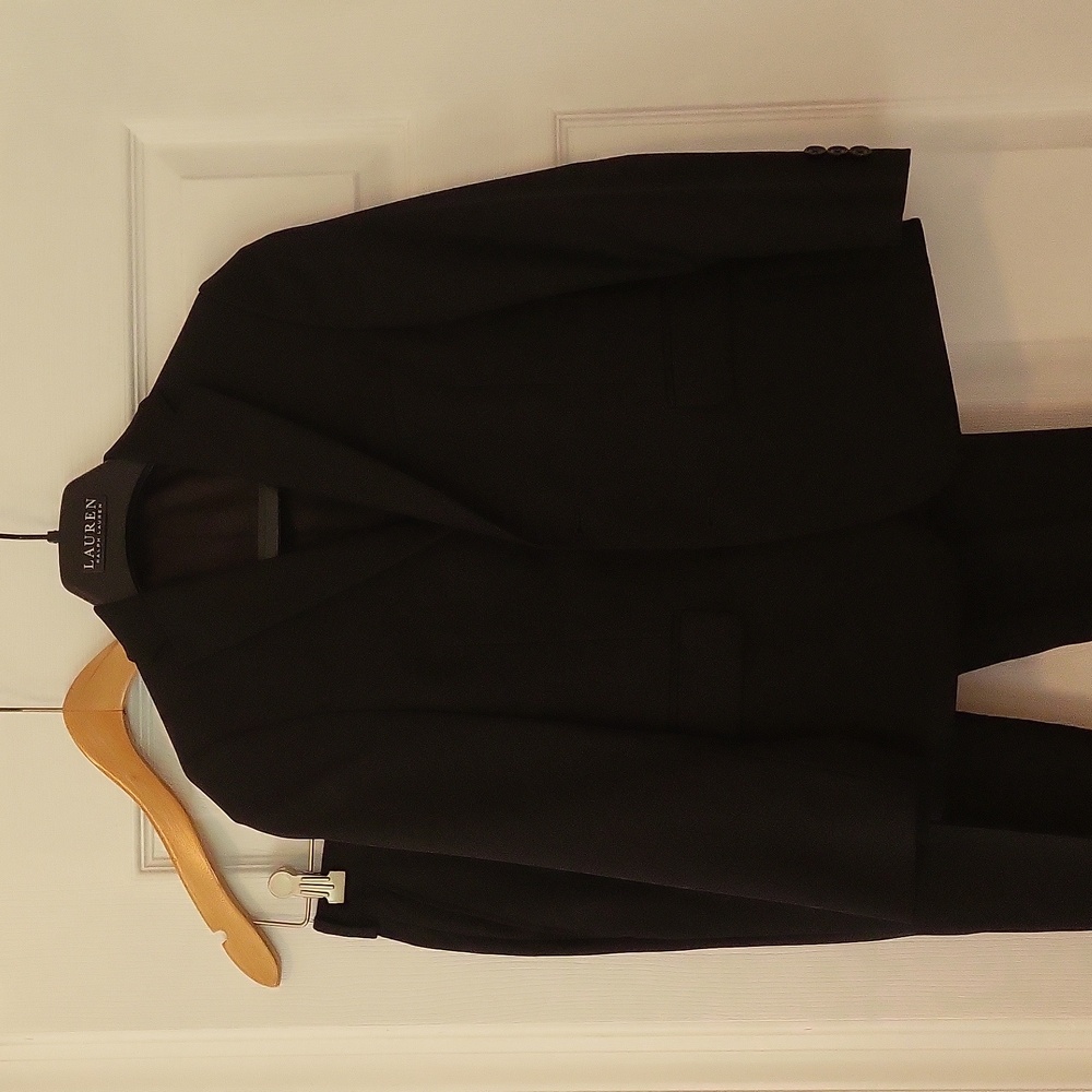 Boys Black Lauren Suit